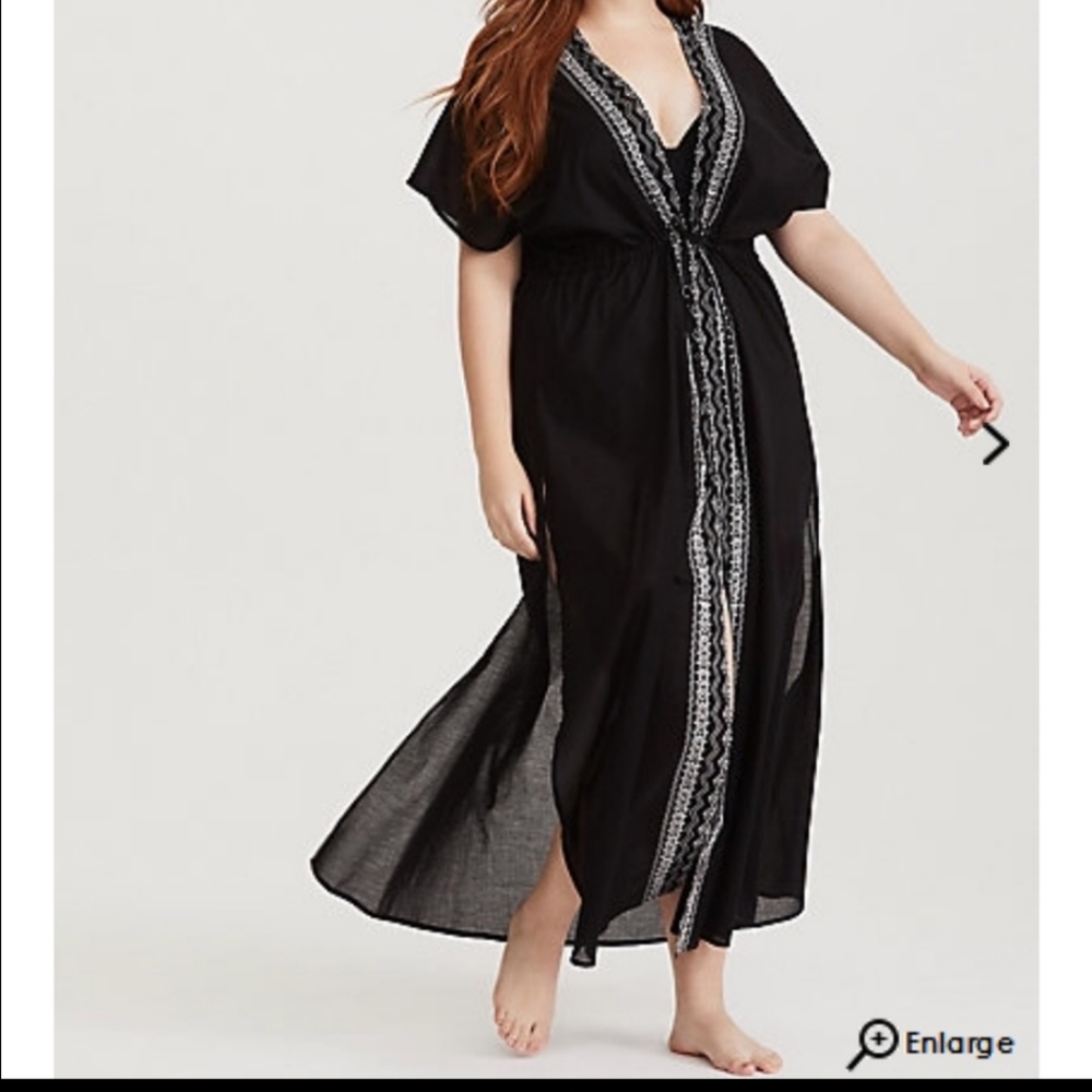 Torrid 1/2 Swim Cover Up